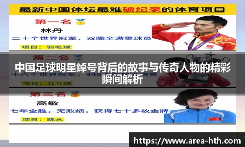 中国足球明星绰号背后的故事与传奇人物的精彩瞬间解析